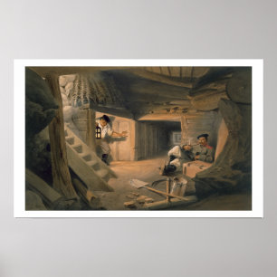 Affiche Mine of the Bastion du Mat, plate from 'The Seat