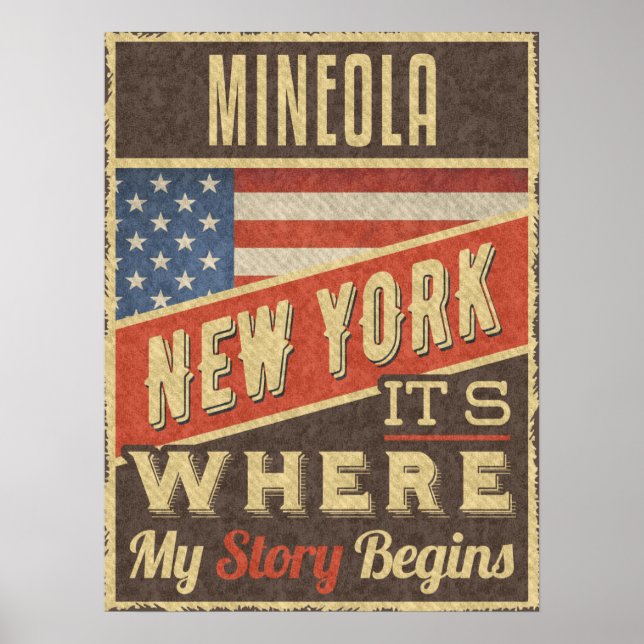 Affiche Mineola New York (Devant)