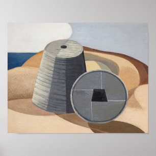 Affiche Mineral Objects (1935) par Paul Nash