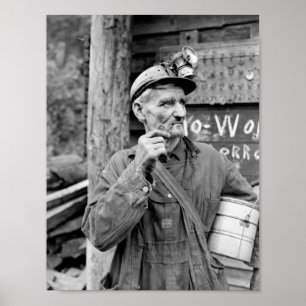 Affiche Mineur de charbon du Kentucky - 1946 - Russell Lee