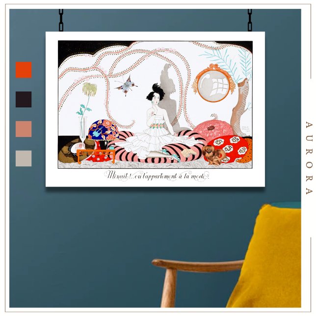 Affiche Minhuit ! (1920) par George Barbier (Créateur téléchargé)