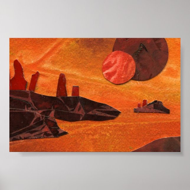 Affiche Mini-affiche de science-fiction (Devant)