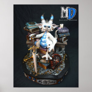 Affiche Mini-affiche MD White Dragon 11 po x 14 po