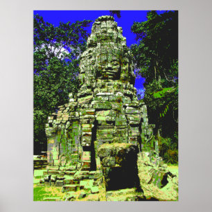 Affiche Mini Bayon [Redux] ... Siem Reap, Cambodia