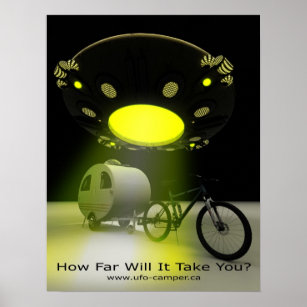 Affiche Mini Camper Mark II Design UFO Promo 2