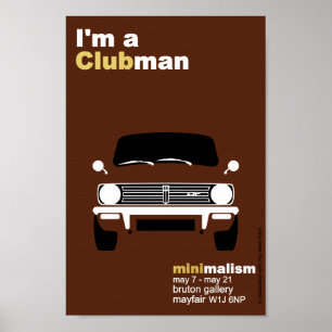 Affiche Mini Clubman d'origine classique