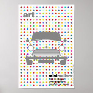 Affiche Mini Cooper classique de Damian