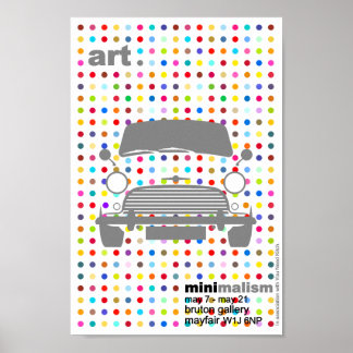 Affiche Mini Cooper classique de Damian