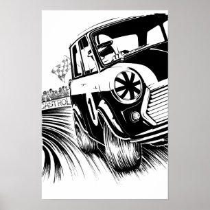Affiche Mini illustration de emballage classique