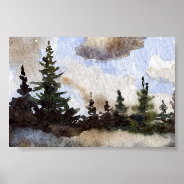 Affiche Mini-Poster de Pinescape (Devant)