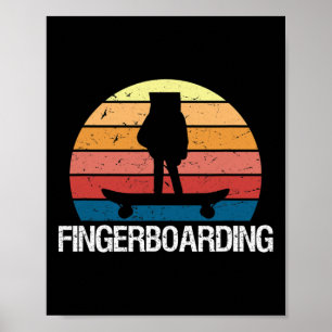 Affiche Mini skateboard doigt fingerboard