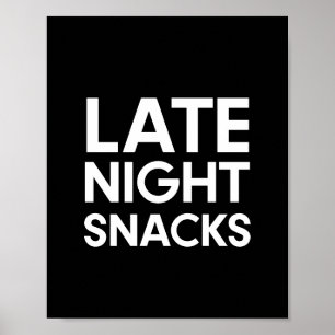 Affiche Mini-snack nocturne signe mariage