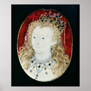 Affiche Miniature de la reine Elizabeth I