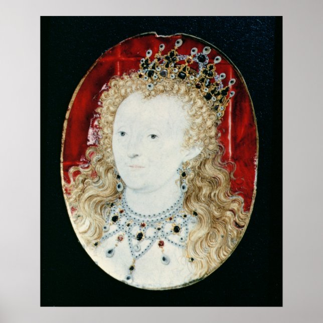 Affiche Miniature de la reine Elizabeth I (Devant)