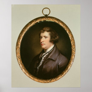 Affiche Miniature d'Edmund Burke, 1795