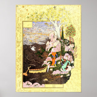 Affiche Miniature persane : Salaman & Absal