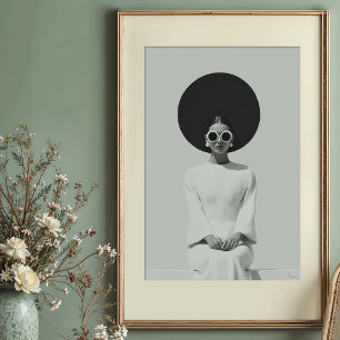 Affiche Minimalisme de l'humeur : Striking B&W Fashion Por