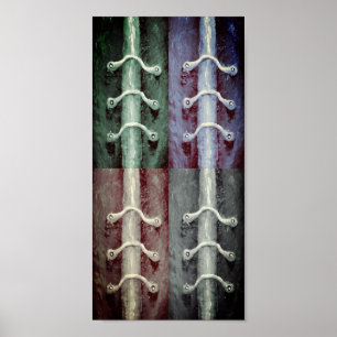 Affiche Minimalisme industriel Couleurs Design abstrait