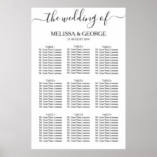 Affiche Minimalisme Sièges Conversations le mariage de...