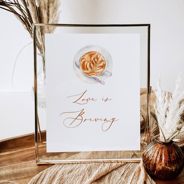 Affiche Minimalist Love est une baby shower à thème mariag (Créateur téléchargé)