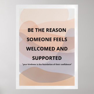 Affiche Minimalist Motivational Wall Art Print/Inspiration