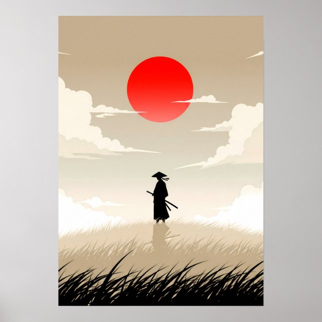 Affiche Minimalist Samurai (Devant)