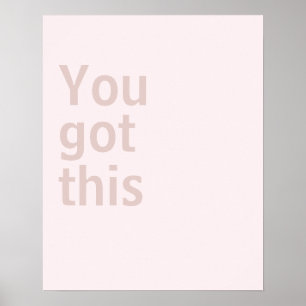 Affiche minimaliste