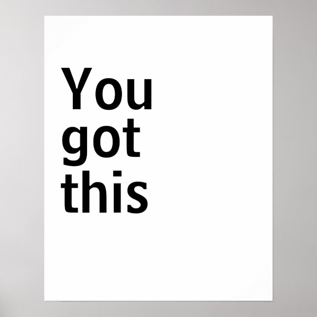 Affiche minimaliste (Devant)