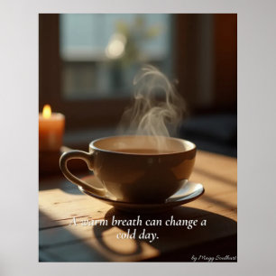 Affiche Minimaliste Calme d'Hiver – Art Mural Neut