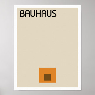 Affiche Minimaliste de Bauhaus II