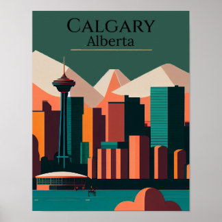 Affiche Minimaliste de Calgary