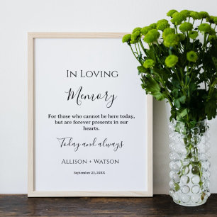 Affiche Minimaliste en Loss mémoire signe mariage pour tou