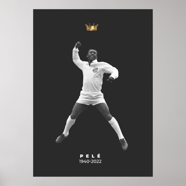 Affiche Minimaliste Pelé - 1940-2022  (Devant)