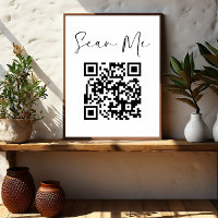 Minimaliste QR Code Scan Me Business