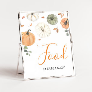 Affiche Minimaliste Un Petit Baby shower Citrouille