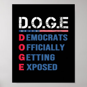 Affiche Ministère de l'Efficacité Gouvernementale D.o.g.e 