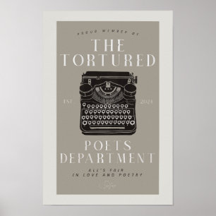 Affiche Ministère des Poètes Torturés Imprimer