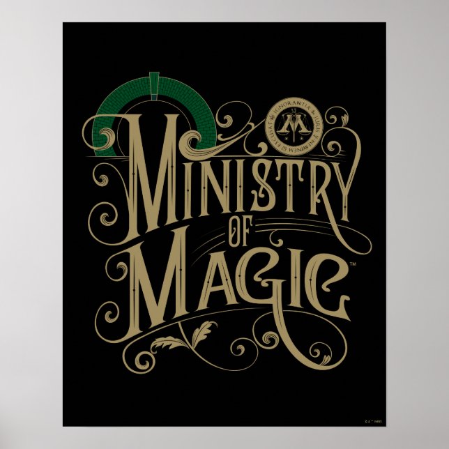 Affiche MINISTÈRE vintage DE MAGIC™ Graphic (Devant)