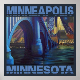 AFFICHE MINNEAPOLIS MINNESOTA