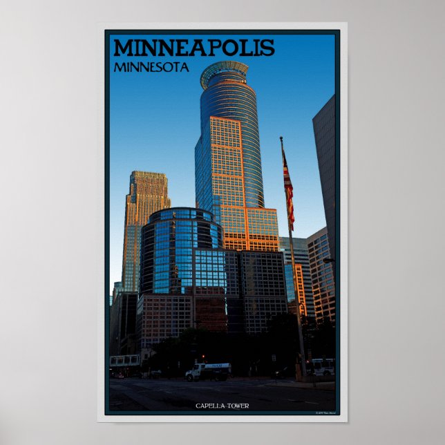 Affiche Minneapolis - Tour Capella (Devant)