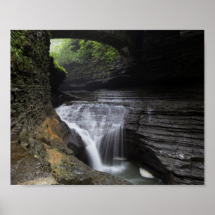 Affiche Minnehaha Falls, Watkins Glen State Park, New York