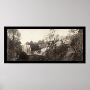Affiche Minnehaha tombe la photo 1906 de manganèse