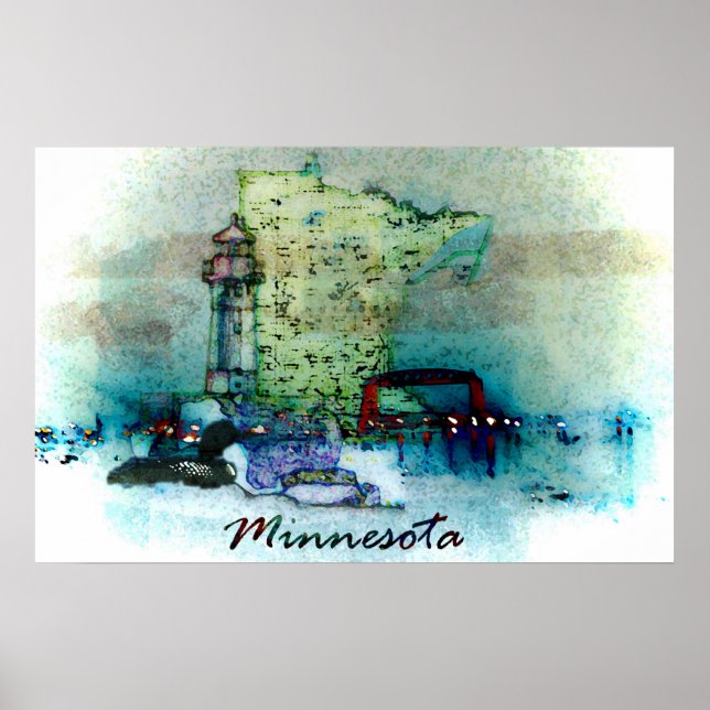 Affiche Minnesota (Devant)