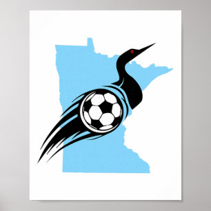 Affiche Minnesota Soccer Loon