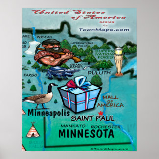 Affiche Minnesota USA