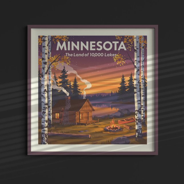 Affiche Minnesota vintage (Créateur téléchargé)