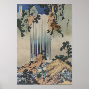 Affiche Mino No Kuni Yoro No Taki - Hokusai