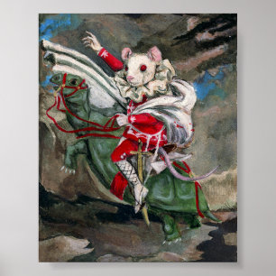 Affiche minuscule de souris de napoléon