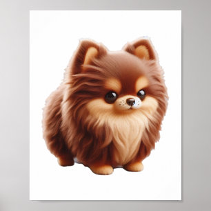 Affiche Minuscule Mais Puissant - Chihuahua Attitude T-Shi