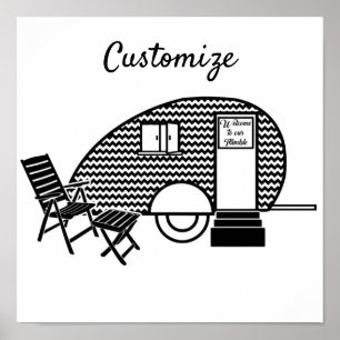 Affiche Minuscule remorque Teardrop Thunder_Cove